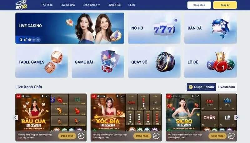 Sky88 là một trong những cái tên nổi bật trong ngành công nghiệp cá cược trực tuyến Sky88 là một trong những cái tên nổi bật trong ngành công nghiệp cá cược trực tuyến