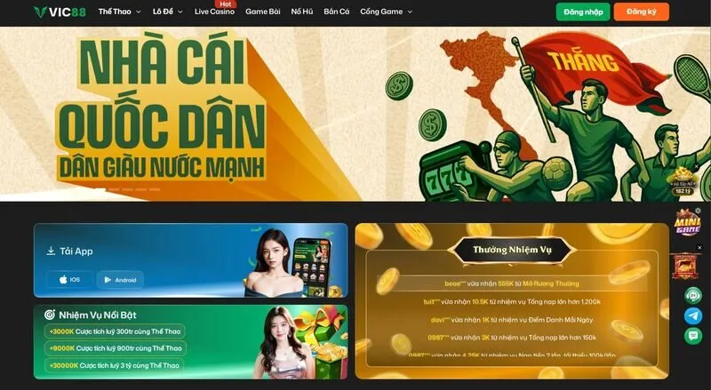 Vic88 có tuổi đời hoạt động lâu năm với nguồn gốc đến từ Thụy Sĩ Vic88 có tuổi đời hoạt động lâu năm với nguồn gốc đến từ Thụy Sĩ